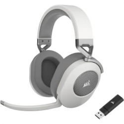 AURICULARES + MICROFONO CORSAIR HS65 WIRELESS GAMING HEADSET 7.1 WHITE
