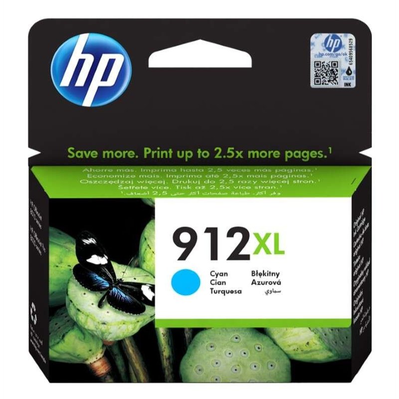 TINTA HP 912XL 3YL81AE CYAN