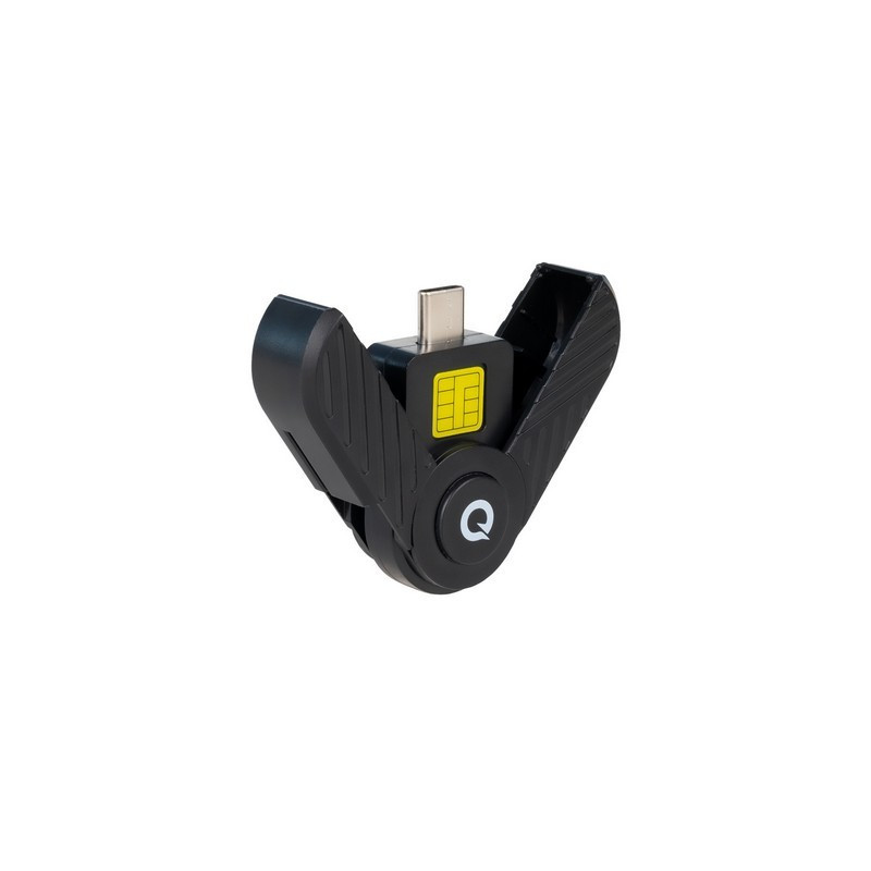 LECTOR DE TARJETAS DNIE TOOQ TQR-3011B DNI USB-C BLACK