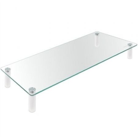 SOPORTE TOOQ SOBREMESA ELEVADOR PARA MONITOR/NOTEBOOK CRISTAL 20KG BLACK
