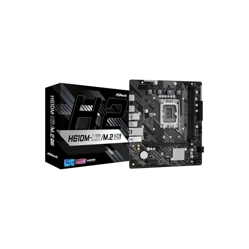 PLACA BASE ASROCK H610M-H2/M.2 D5 2XDDR5 MATX HDMI