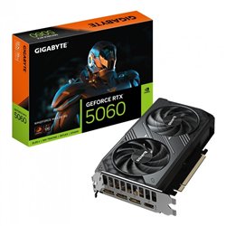TARJETA DE VIDEO NVIDIA GIGABYTE RTX 5060 WINDFORCE MAX OC 8GB GDDR7 PCIE 5.0