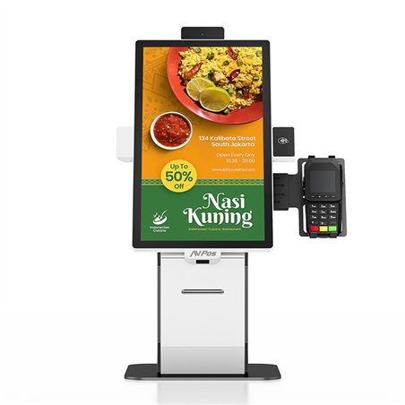 KIOSKO AUTOSERVICIO AVPOS COMPACT 22 I3 10TH/8GB/256GB/WIFI/PRINTER/2D/W11PRO