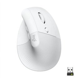RATON LOGITECH LIFT VERTICAL WIRELESS ERGONOMIC 4000DPI 6 BOTONES WHITE
