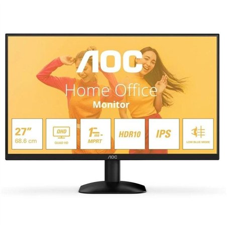 MONITOR PROFESIONAL AOC 27 QHD IPS HDMI DP BLACK
