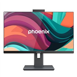 ORDENADOR PHOENIX AIO 24 I5 12400/8GB DDR5/SSD500GB/WIFI/WEBCAM/ERGO/W11P BLACK