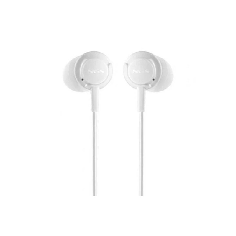 AURICULARES + MICROFONO NGS CROSS STEP IN EAR USB-C WHITE