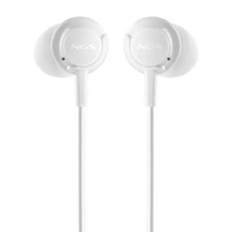 AURICULARES + MICROFONO NGS CROSS STEP IN EAR USB-C WHITE