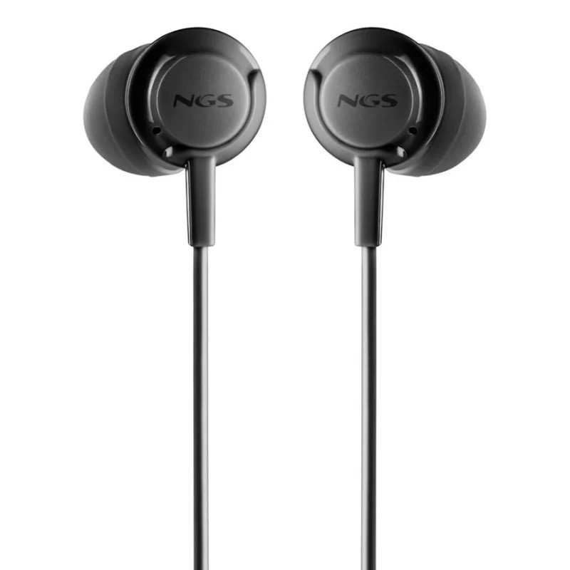AURICULARES + MICROFONO NGS DRIFT IN EAR JACK 3,5MM BLACK