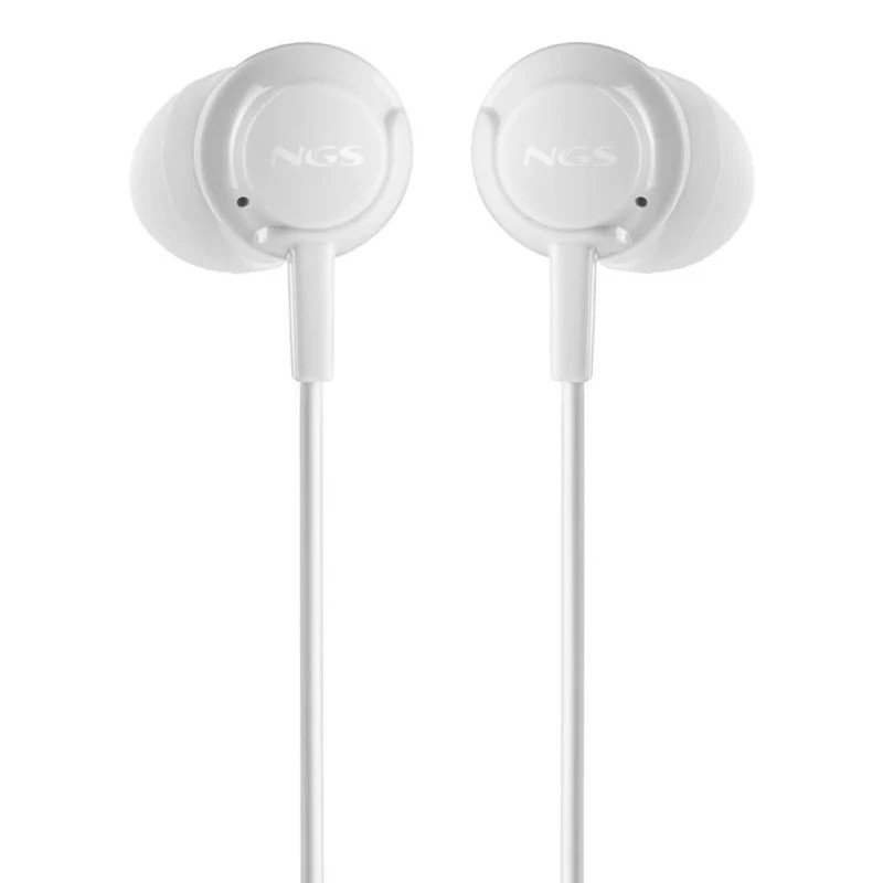 AURICULARES + MICROFONO NGS DRIFT IN EAR JACK 3,5MM WHITE