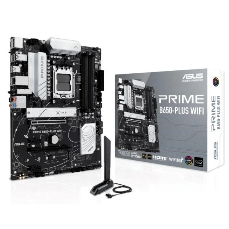 PLACA BASE ASUS PRIME B650-PLUS WIFI ATX AM5 4XDDR5 HDMI + DP