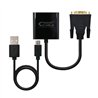 CABLE CONVERSOR DVI A M-SVGA 10CM BLACK