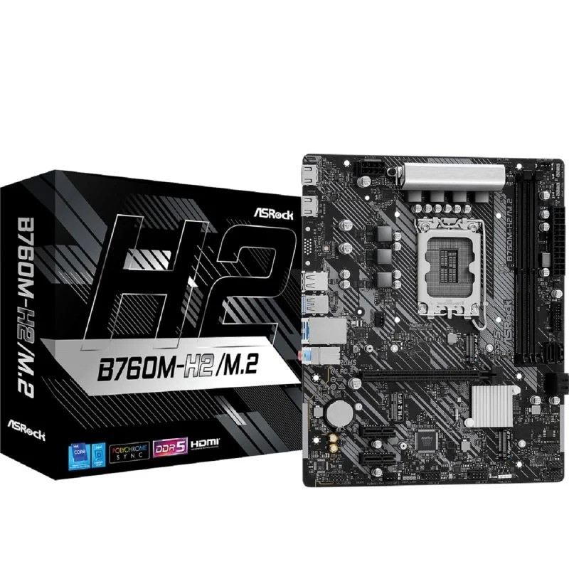PLACA BASE ASROCK B760M-H 2XDDR5 MATX HDMI +DP