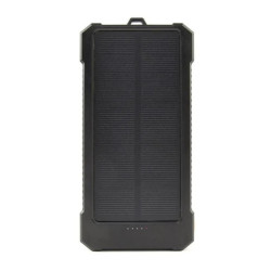 POWERBANK GEMBIRD SOLAR 10000MAH USB-C BLACK