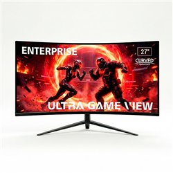 MONITOR ENTERPRISE ULTRAGAME-VIEW 27 CURVO 200HZ 2 X HDMI + 2 X DISPLAYPORT MULTIMEDIA VESA 3YR GAR