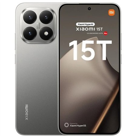 SMARTPHONE XIAOMI 15T 6.83 12GB/512GB/50MP/NFC/5G GREY