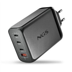 CARGADOR DE PORTATIL NGS BUD GAN 3XUSB-C/USB-A 240W BLACK