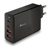 CARGADOR DE PORTATIL NGS BUD GAN 2XUSB-C/X2USB-A 100W BLACK
