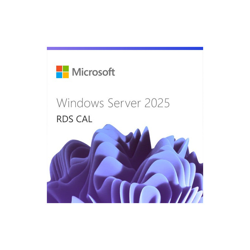 MICROSOFT WINDOWS 2025 SERVER RDS 1 USUARIO CAL
