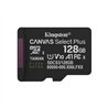 MEMORIA MICRO SD 128GB KINGSTON XC C10 100MB/S + ADAPTADOR SD