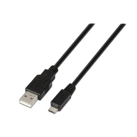 CABLE USB AM/MICRO B/M 3M AISENS BLACK