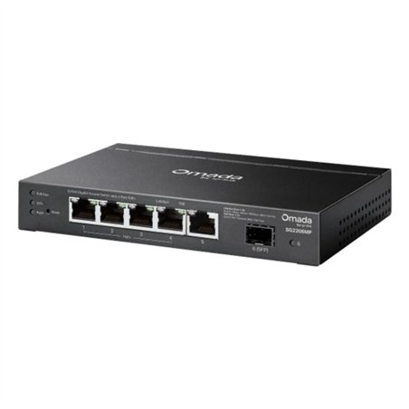 SWITCH TP-LINK OMADA GIGABIT 6 PUERTOS TL-SG2206MP 4 POE +