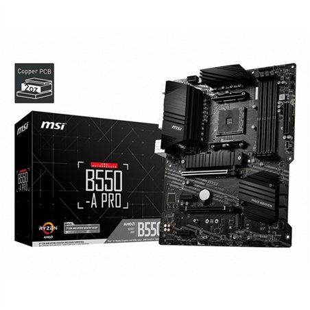 PLACA BASE MSI B550-A PRO AM4 ATX 4XDDR4 HDMI DP