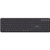TECLADO TRUST VAIYA RECARGABLE WIRELESS BLUETOOTH BLACK