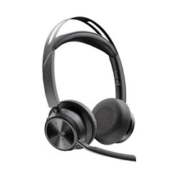 AURICULAR + MICROFONO POLY VOYAGER FOCUS 2 WIRELESS BT TEAMS + BASE DE CARGA