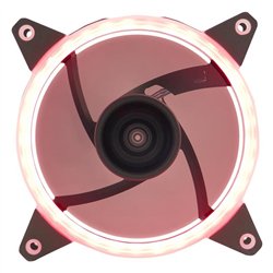 VENTILADOR 12CM UNYKACH CANDY 20 ADICIONAL CHASIS RED RING LED
