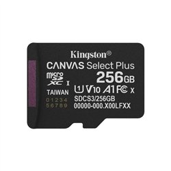 MEMORIA MICRO SD 256GB KINGSTON XC C10 100MB/S + ADAPTADOR SD