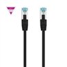 CABLE DE RED CAT.7 S/FTP 0.5M NANOCABLE BLACK