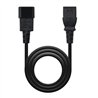 CABLE ALIMENTACION IEC C13/H - IEC C14/M 3M