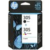 TINTA HP 6ZD17AE 305 MULTIPACK BLACK+COLOR