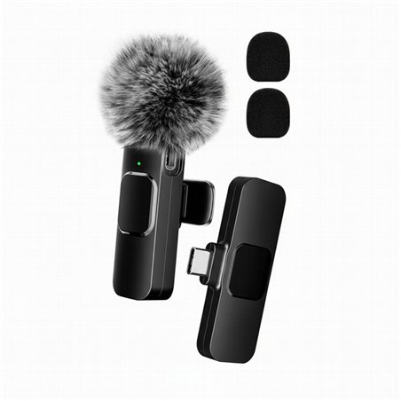 MICROFONO RECEPTOR ONEWAY USB C LAVALIER MICROFONO PINZA WIRELESS