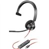 AURICULAR + MICROFONO POLY BLACKWIRE 3310 MONOAURAL USB-C MICROSOFT TEAMS