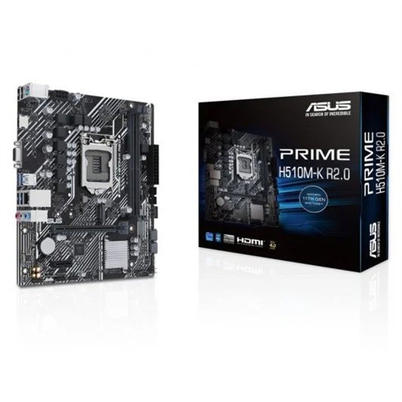PLACA BASE ASUS H510M-K VGA + HDMI MATX DDR4