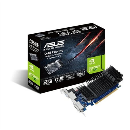 TARJETA DE VIDEO ASUS GT 730 2GB VGA HDMI DVI LP GDDR5 PCIE 2.0