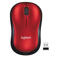 RATON LOGITECH M185 WIRELESS RED