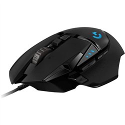 RATON LOGITECH G502 HERO OPTICO USB GAMING BLACK