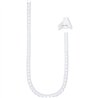 ORGANIZADOR DE CABLE NANOCABLE FLEXIBLE 25MM 3M WHITE