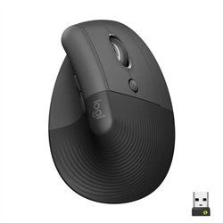 RATON LOGITECH LIFT VERTICAL WIRELESS ERGONOMIC 4000DPI 6 BOTONES BLACK