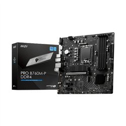 PLACA BASE MSI B760M-P MATX DDR4 VGA + HDMI + DP
