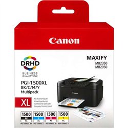 TINTA CANON PGI1500XL PACK 4 COLORES