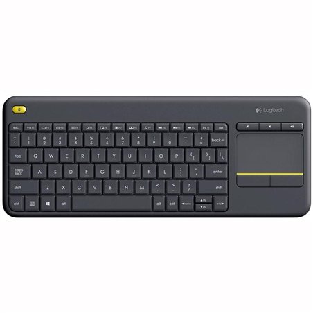 TECLADO LOGITECH K400 RF WIRELESS TOUCHPAD BLACK