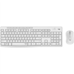 TECLADO + RATON LOGITECH MK295 WIRELESS WHITE