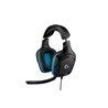 AURICULARES + MICROFONO LOGITECH GAMING G432 USB  DTS 7.1 BLACK/BLUE