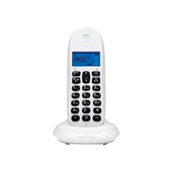TELEFONO MOTOROLA C1001 CALL BLOCKING DECT WIRELESS WHITE