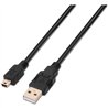 CABLE USB AM/MINI B/M 1.8M AISENS BLACK