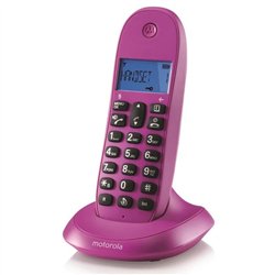 TELEFONO MOTOROLA C1001 LB+ DECT  WIRELESS VIOLETA